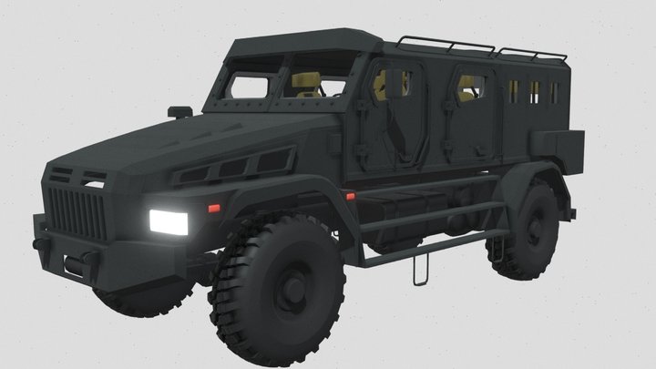 KAMAZ - 43501 КамАЗ - 43501 3D Model