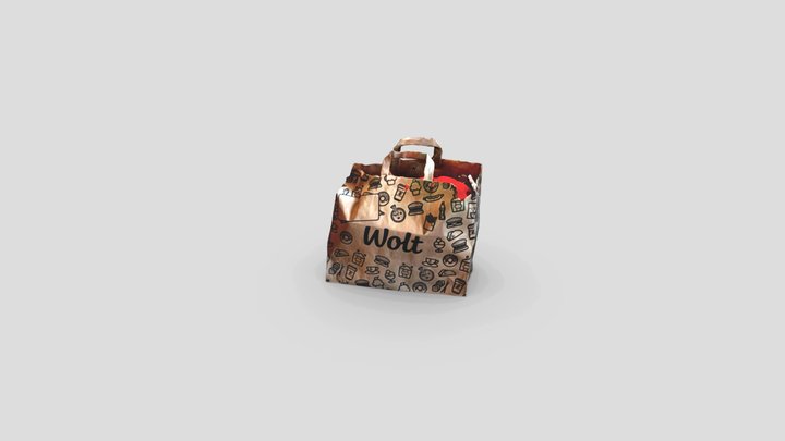 Paper Food Delivery Bag