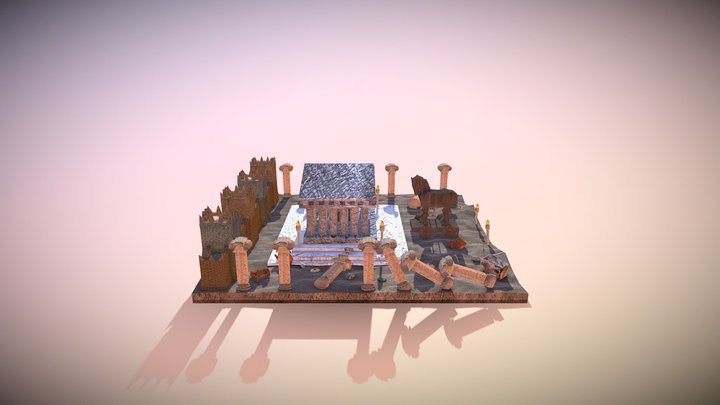 Entrega final: Guerra de Troya 3D Model