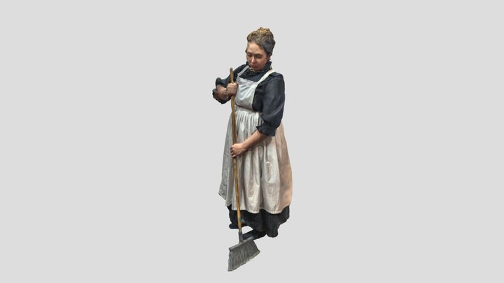 Sweeping maid photoscan 3D Model