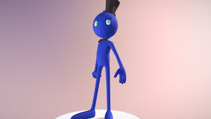 Expression Character 3D Model