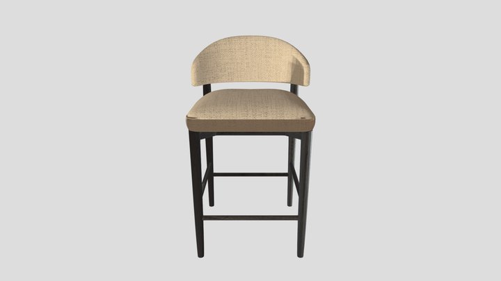 Eva Fabric Bar Stool – Gratis 3D-model STL