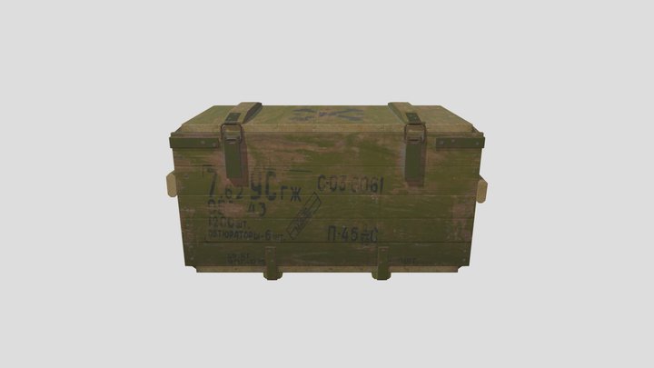 Military Box 3D Model