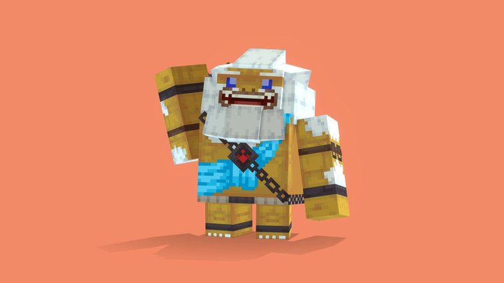 Minecraft x BotW : Daruk - Goron Champion 3D Model