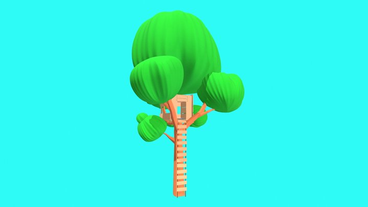 Tree house Free 3D Model