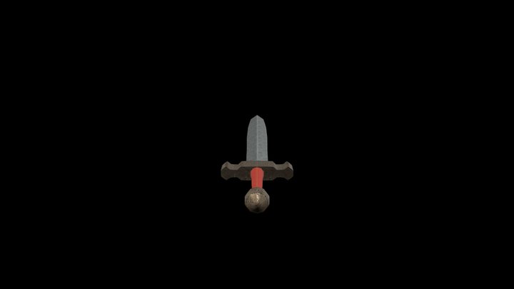 SWORD 03 LOWPOLY 3D Model