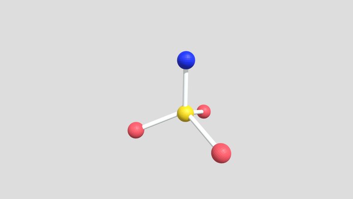Tetrahedral sp3 Hybridized Carbon Model – Free 3D Model STL