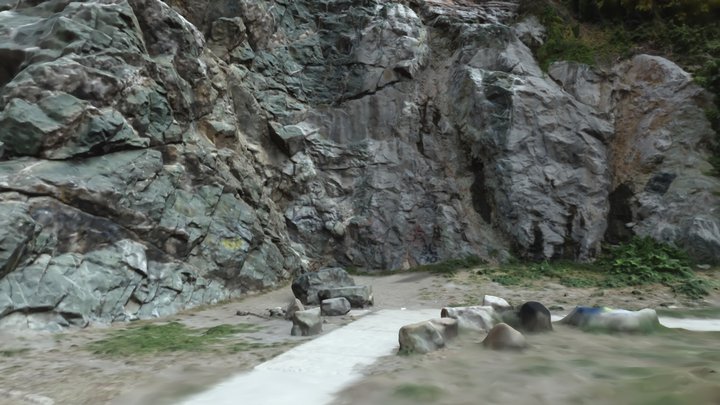 Climbing spot near Petrovaradin, Serbia 3D Model