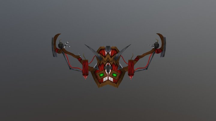 Restrung Vooblin Bow 3D Model