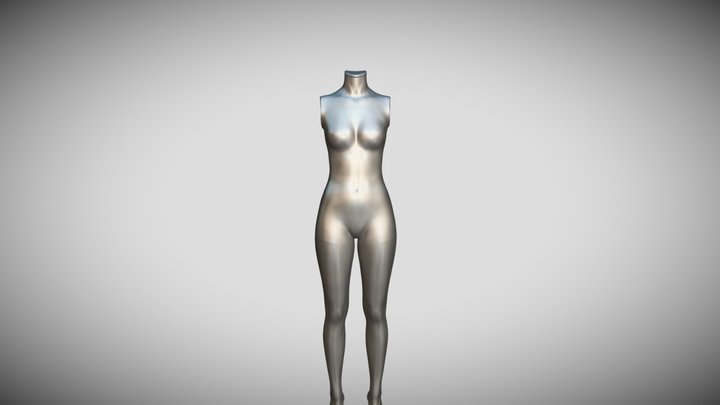 Female Manequin 3D Model