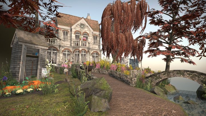 DAE Diorama - Grandma's house 3D Model