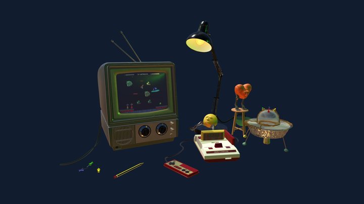 GalleryScene70(LightEffect+1920x1080) 3D Model