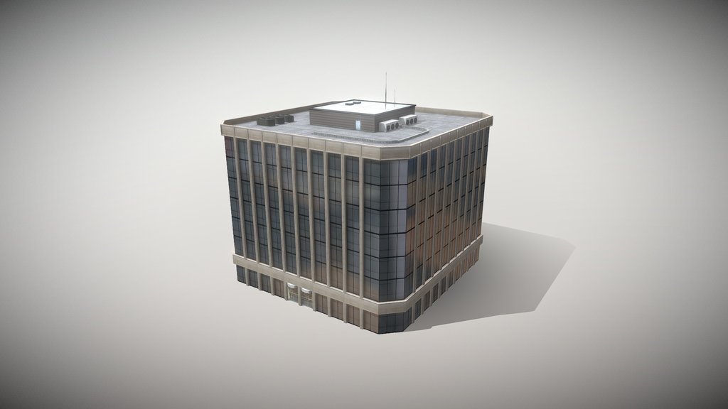 Low rise wall to wall office building