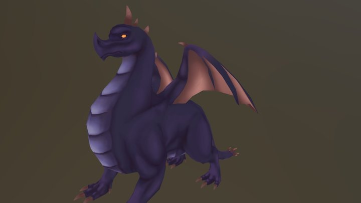 Charles Purple 3D Model
