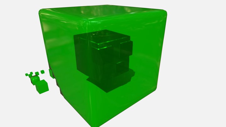 Minecraft Slime 3D model - TurboSquid 1857183