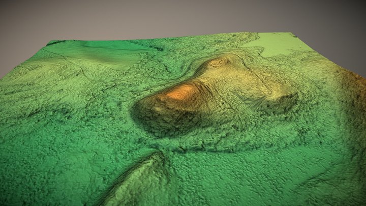 Garnių piliakalnis II (Lithuania) – Gratis 3D-model STL