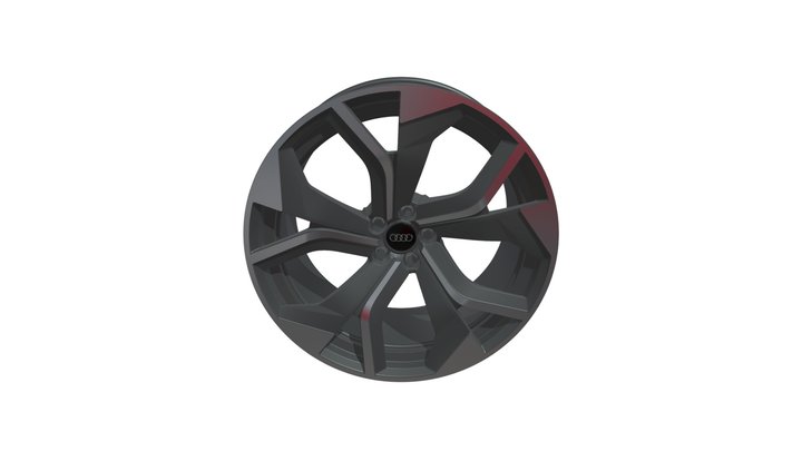 Audi Q8 RS Wheel 3D Model