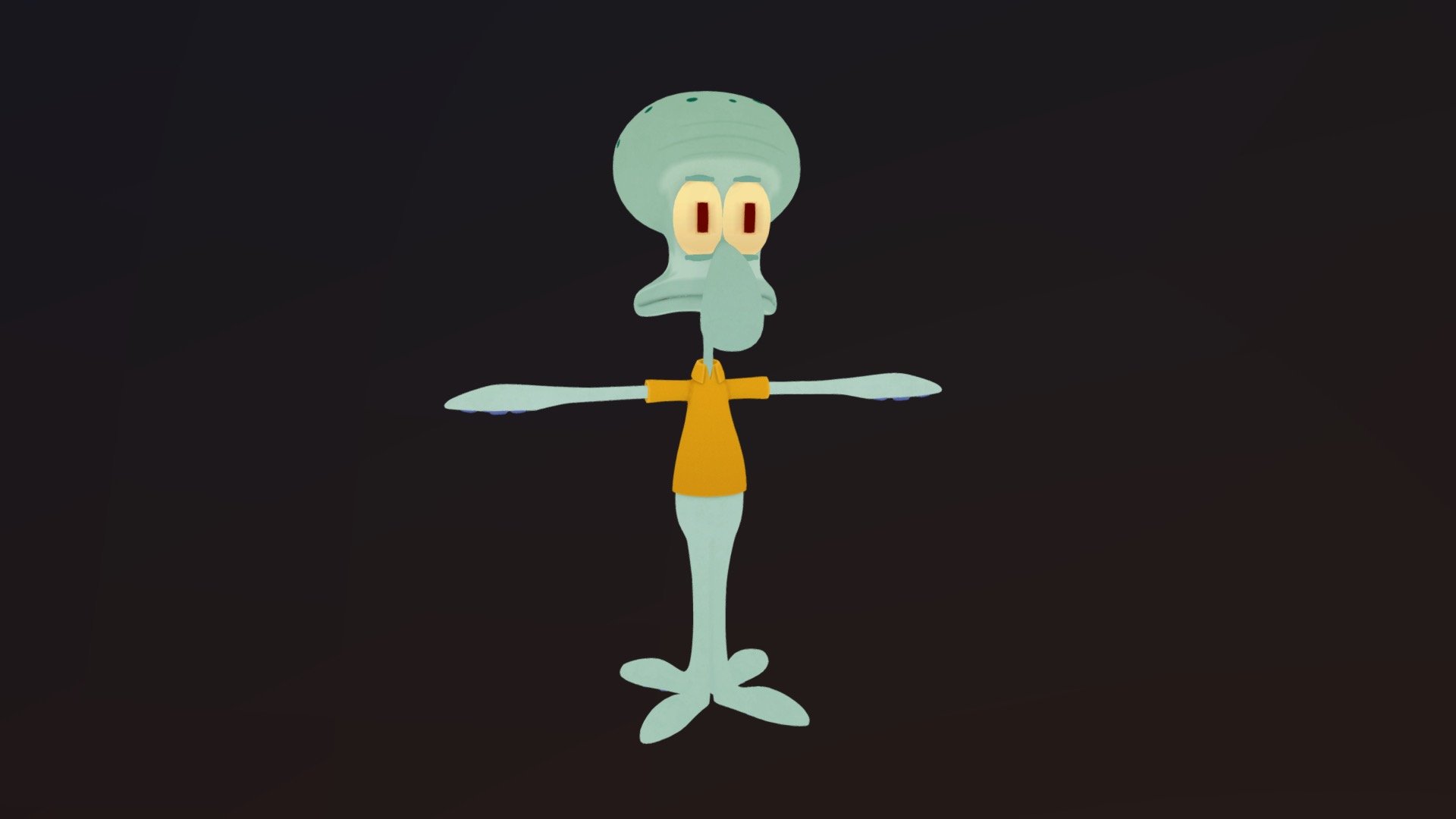 Squidward - Download Free 3D model by ᗰOᑎKEY ᗪ. ᒪᑌᖴᖴY ...