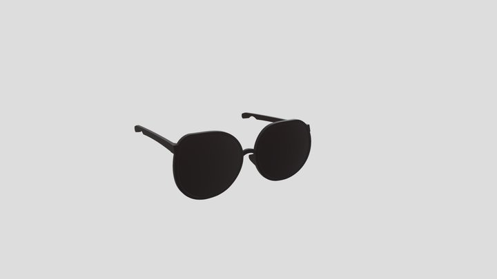 Modern Curved Sunglasses - Razor™ Design 3D Model
