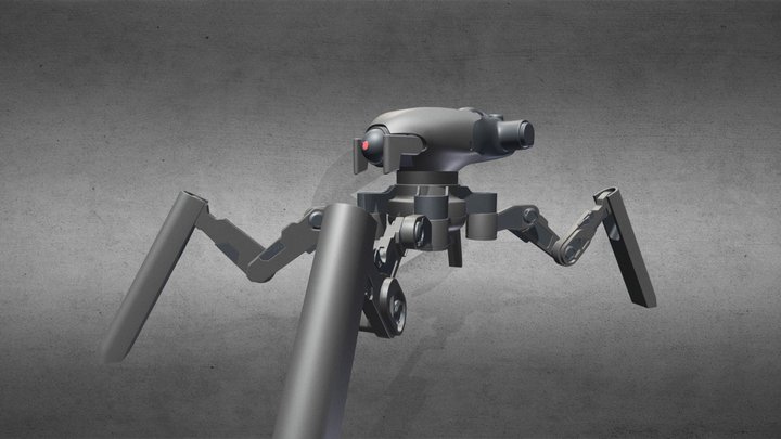 Spider Robot 3D Model