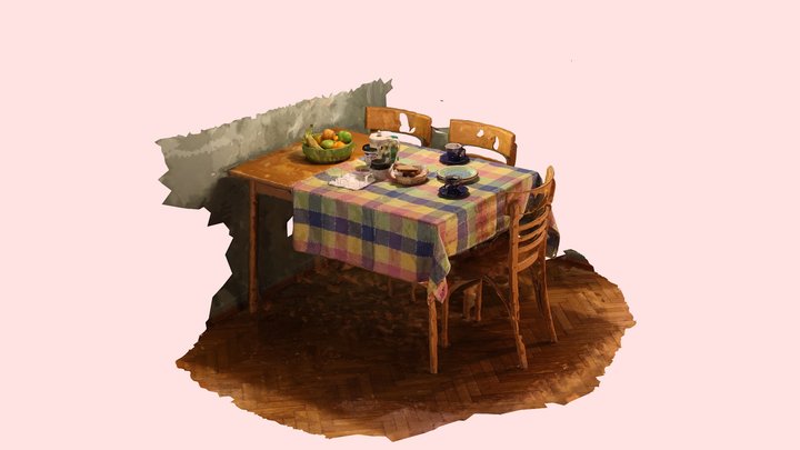Mimaravilloso merienda 3D Model
