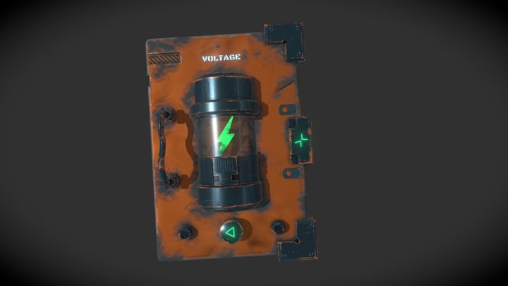 Sci- Fi_ Voltage_ Book 3D Model