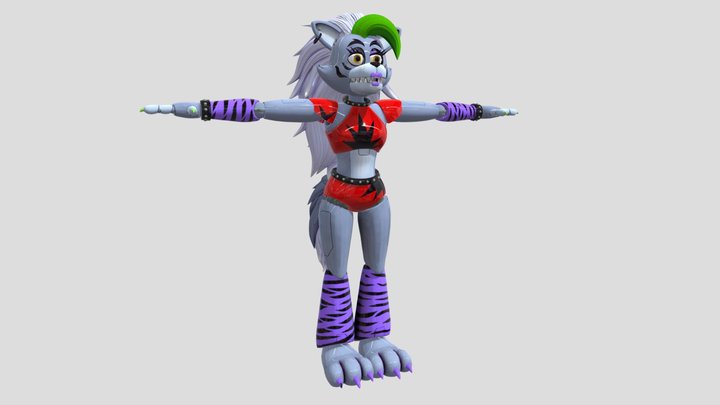 Roxanne Wolf aka Roxy 3D Model
