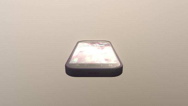 Damaged Smartphone 3D Model