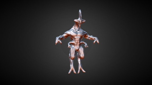 Alien - Without textures 3D Model