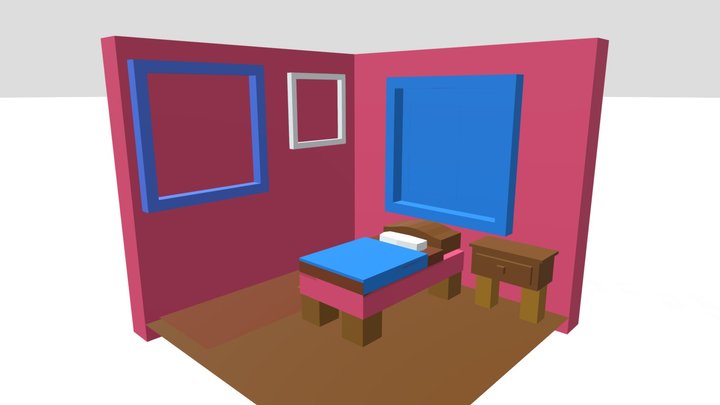 Habitación del Quin-Titan 3D Model
