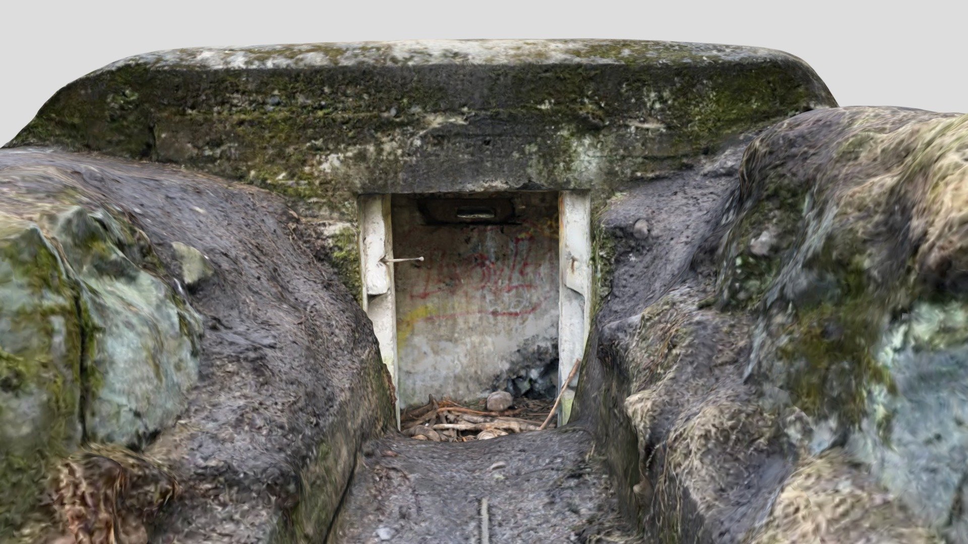 WW1 covered observation post, Helsinki, Finland