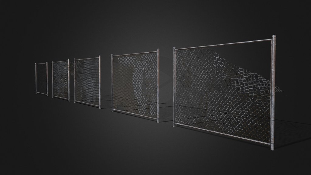 Damaged Chainlink Fence