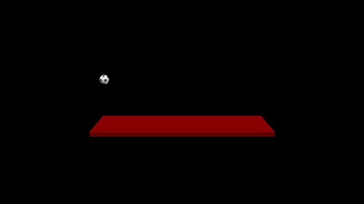 Animated Ball 3D Model