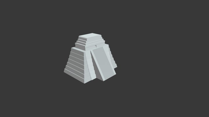 Temple V - Tikal 3D Model