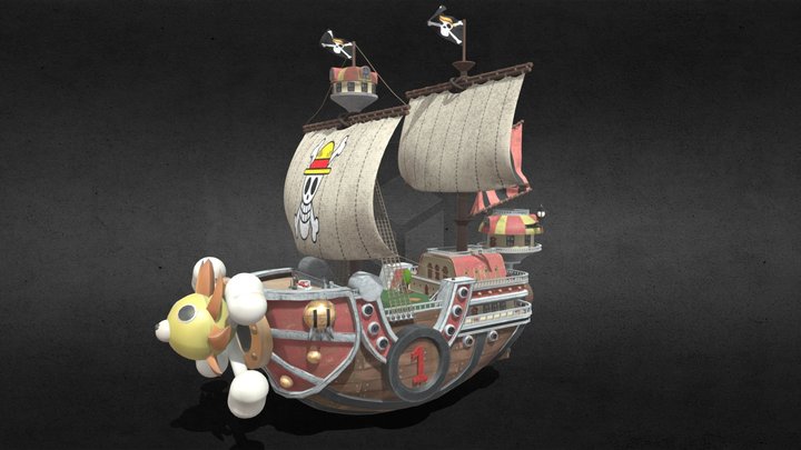 3D Thousand Sunny 3D Model