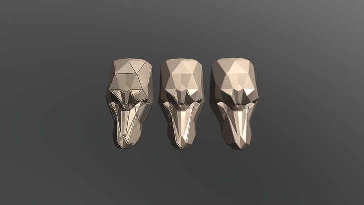 3 Dogs 3D Model