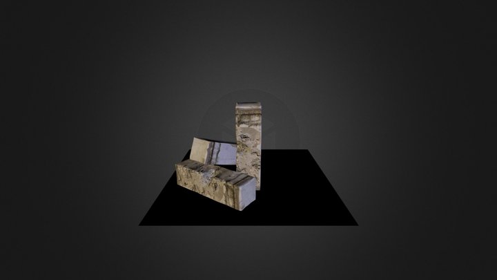 Pillar Ruins 3D Model