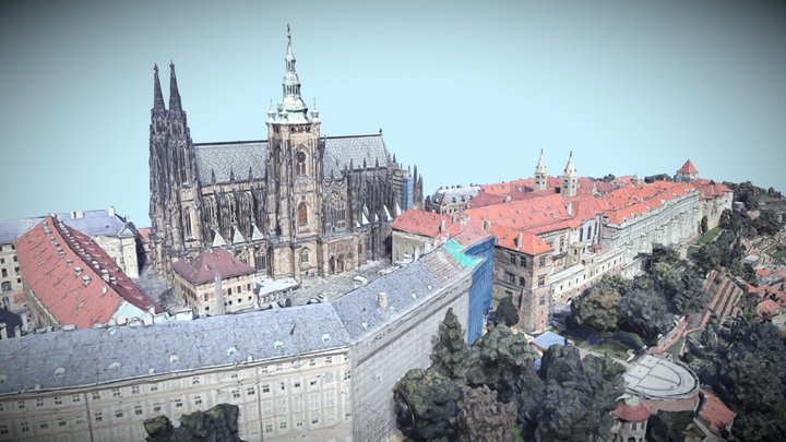 Prague Castle, Prague, Czech Republic – Modello 3D gratuito STL