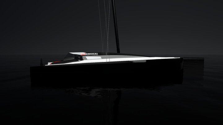 WIP 40ft Racing Yacht Class 40 Crosscall 3D Model