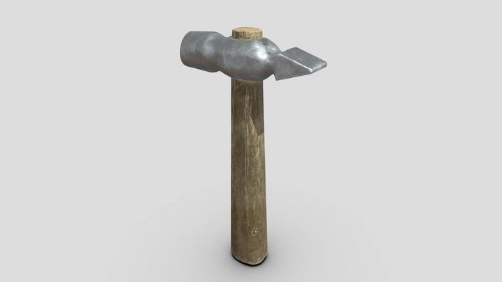 Hammer - Game ready asset – Free 3D Model STL