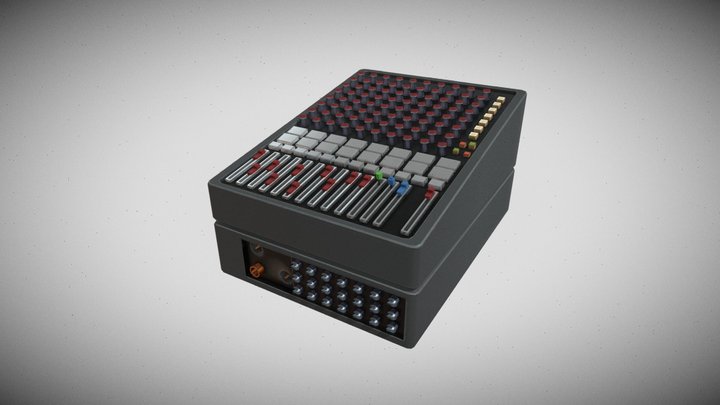 audio mixing console 3D Model