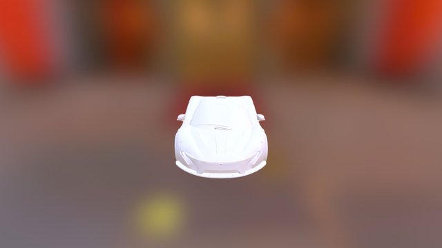 Super Car (Mclaren P1) 3D Model