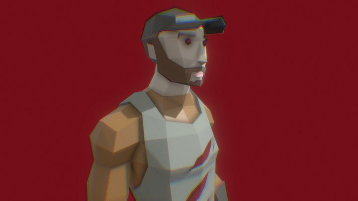 Zombie Character 3D Model