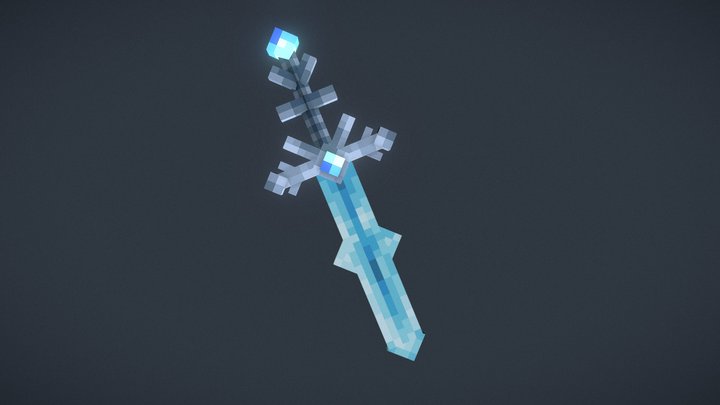 Frost Sword 3D Model