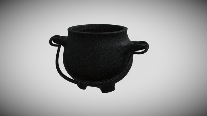 witches cauldron 3D Model