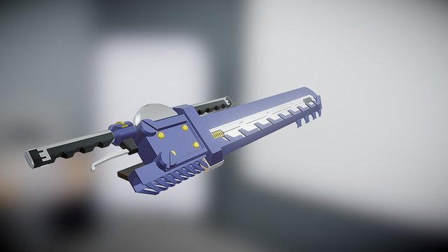 Akira's Weapon - Green WorldZ 3D Model