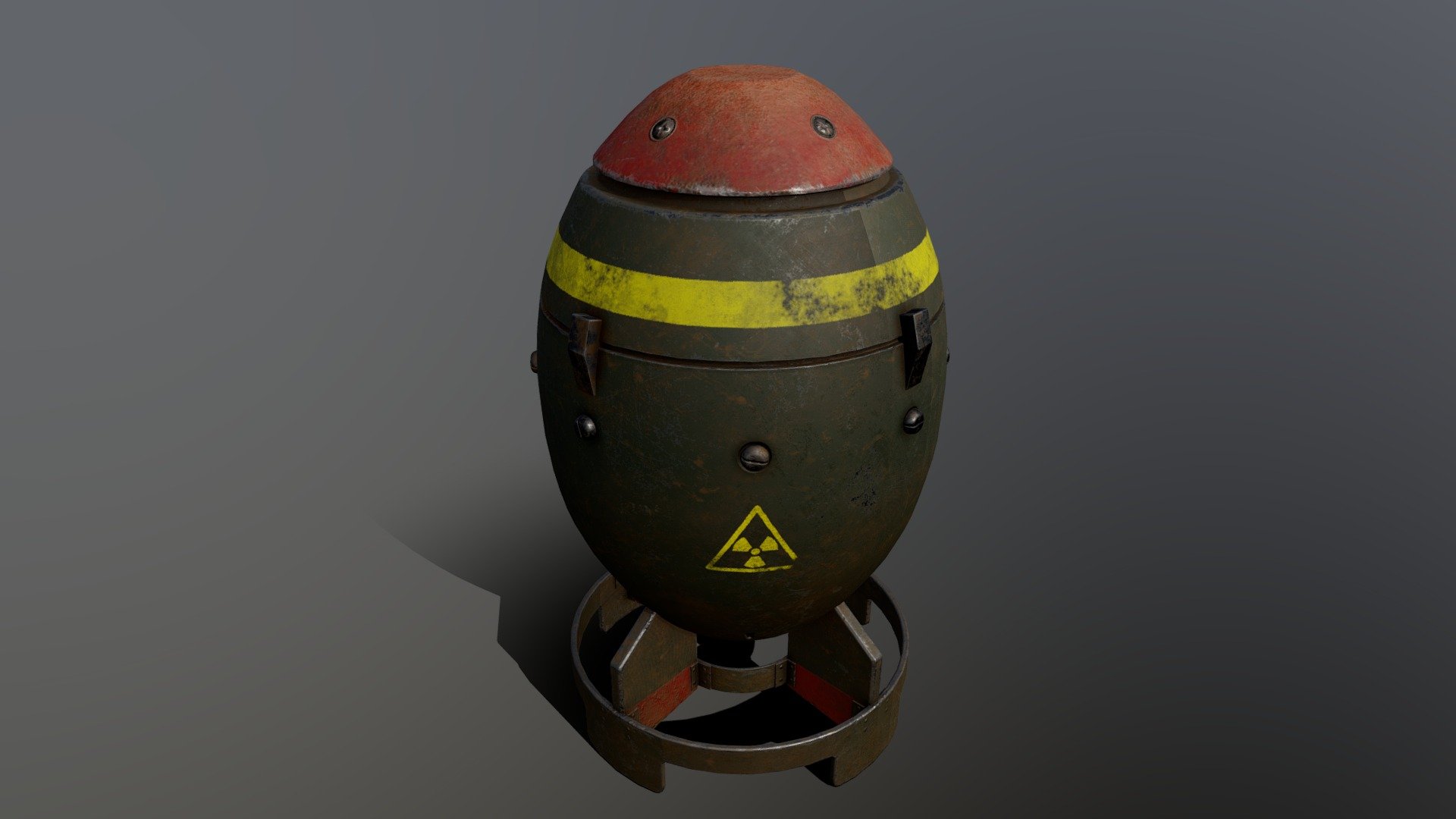 Fallout 4 Mini Nuke Show Off Model 3d Model By Arnoup Arnoux