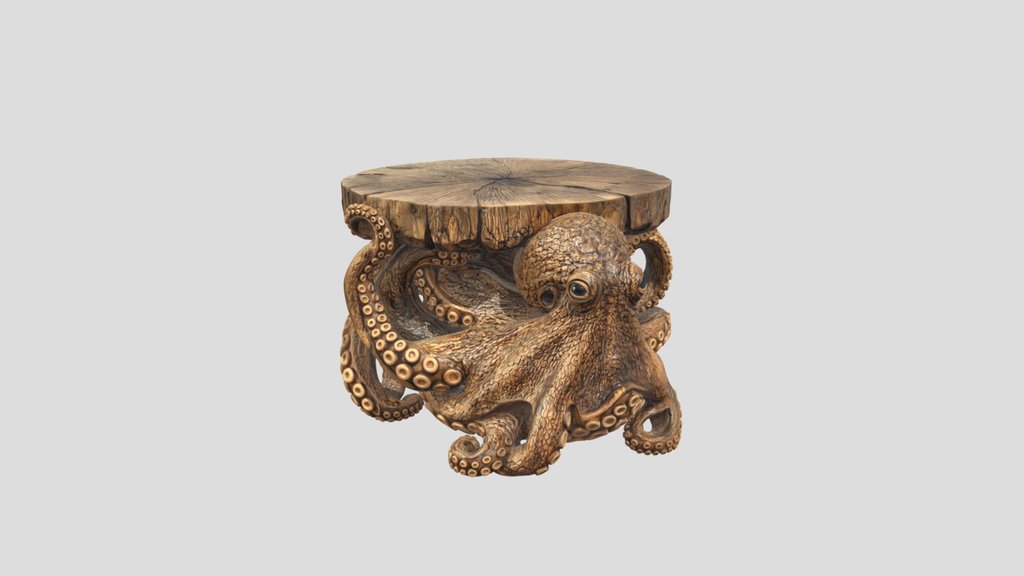Octopus Table 3D Model Free