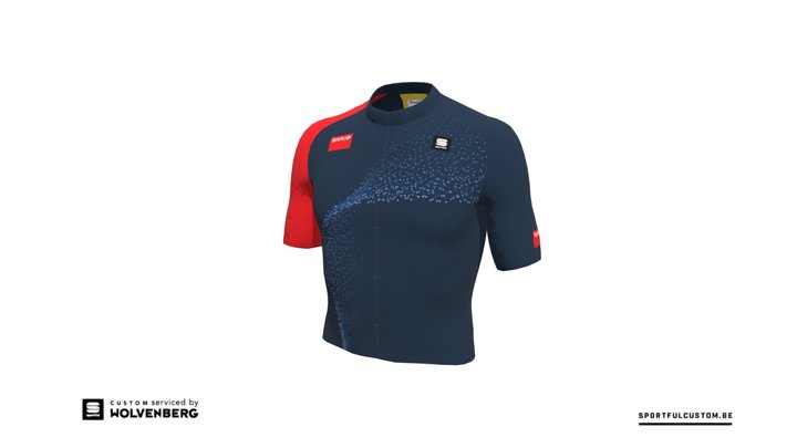 Sportful Custom x Barco 0712507 v3 3D Model