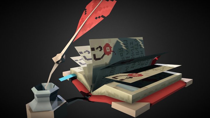 Book Of Ibis 3D Model